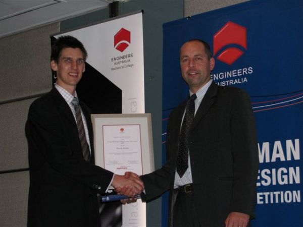 Applidyne sponsors 2009 Young Mechanical Engineer of the Year Award