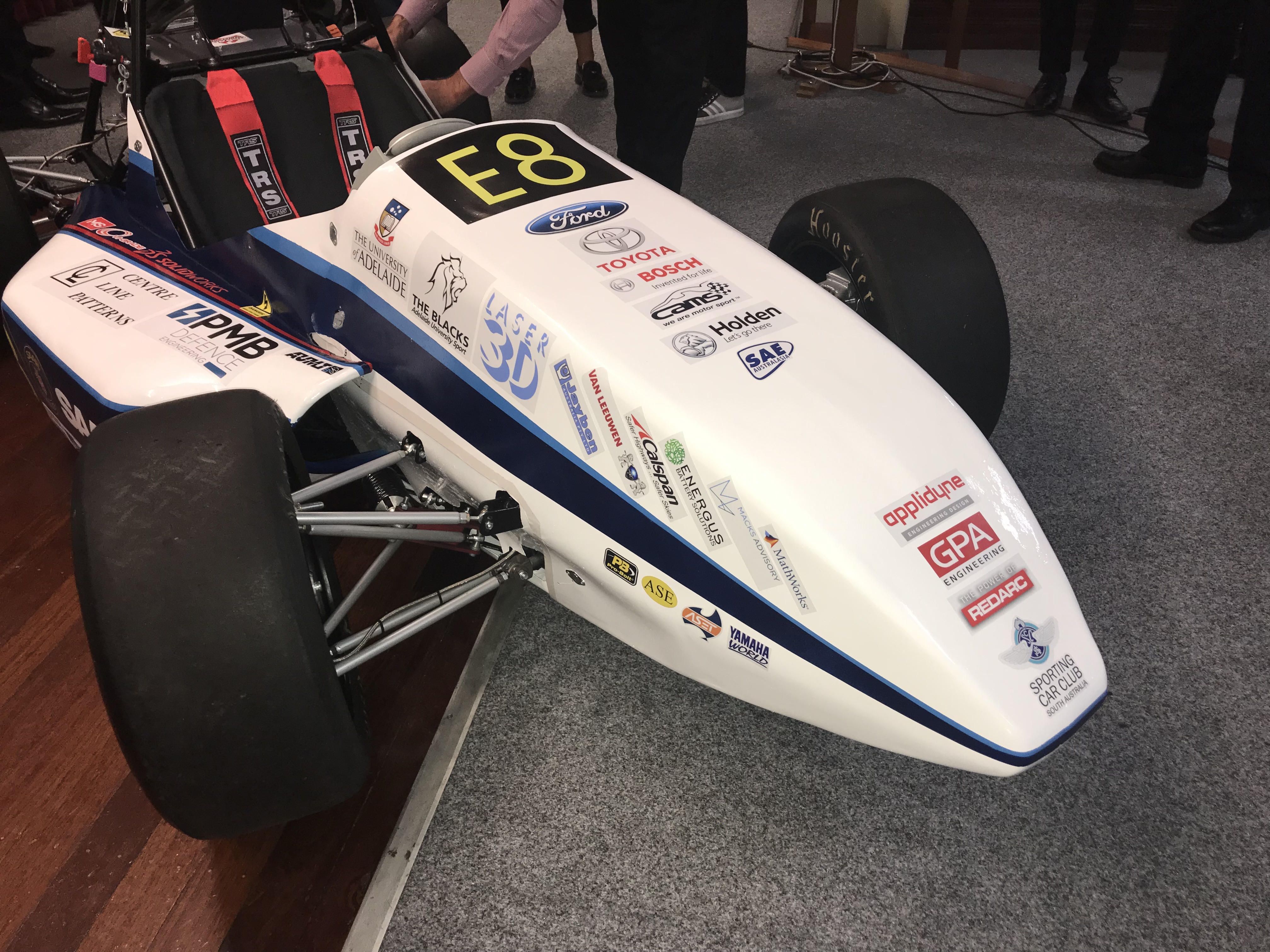 Applidyne attends launch of Adelaide Uni Motorsport FSAE car