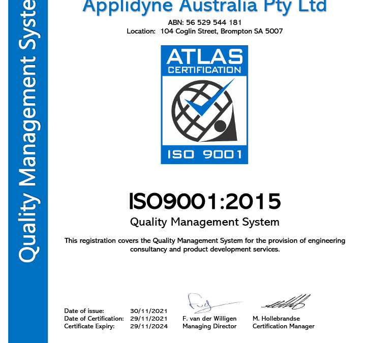 ISO 9001 Certification